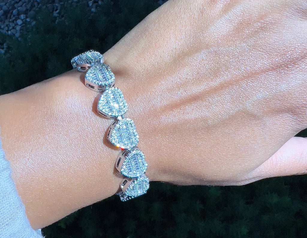 Crushed Heart Bracelet