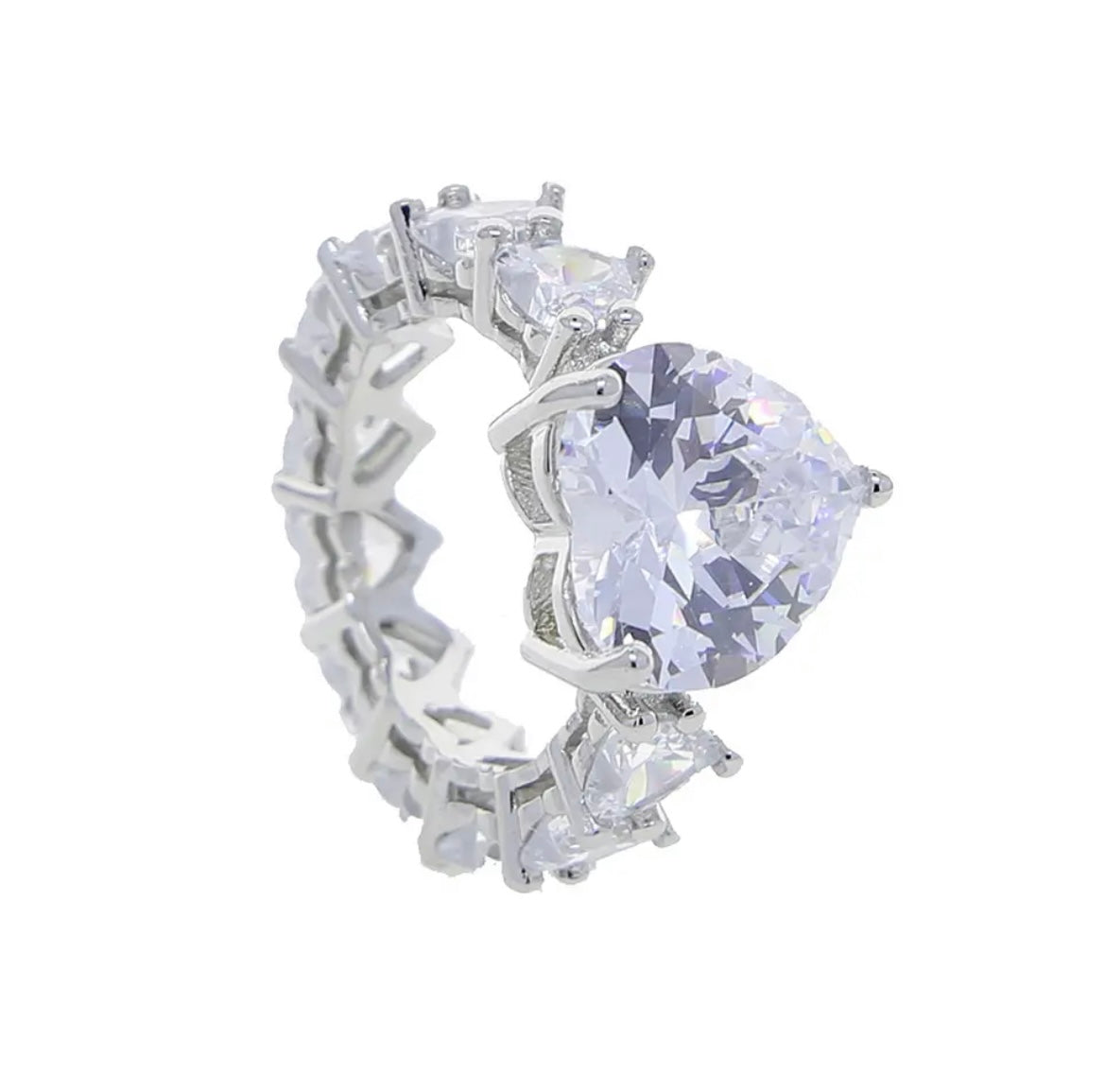 Diamond Heart Ring