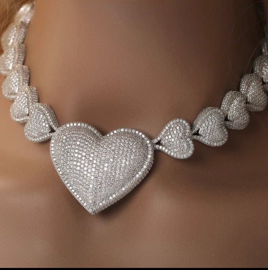 BIG HEART necklace (not the little one)