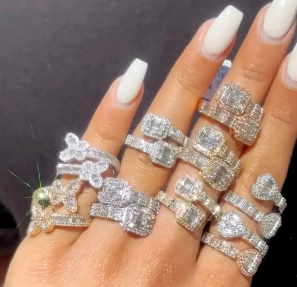 Baguette Wrap Around Ring