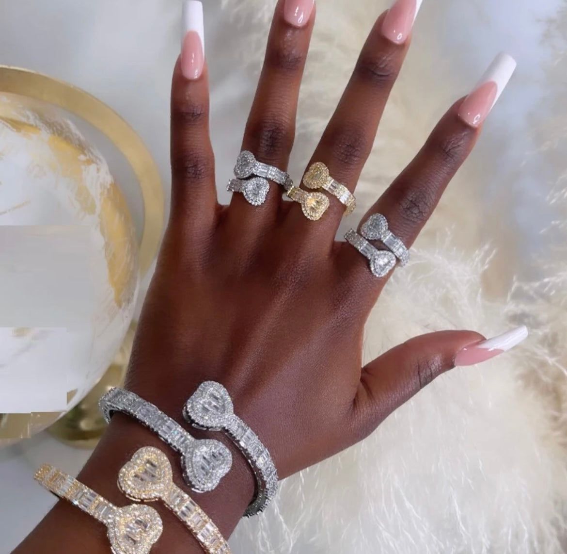 Baguette Wrap Around Ring