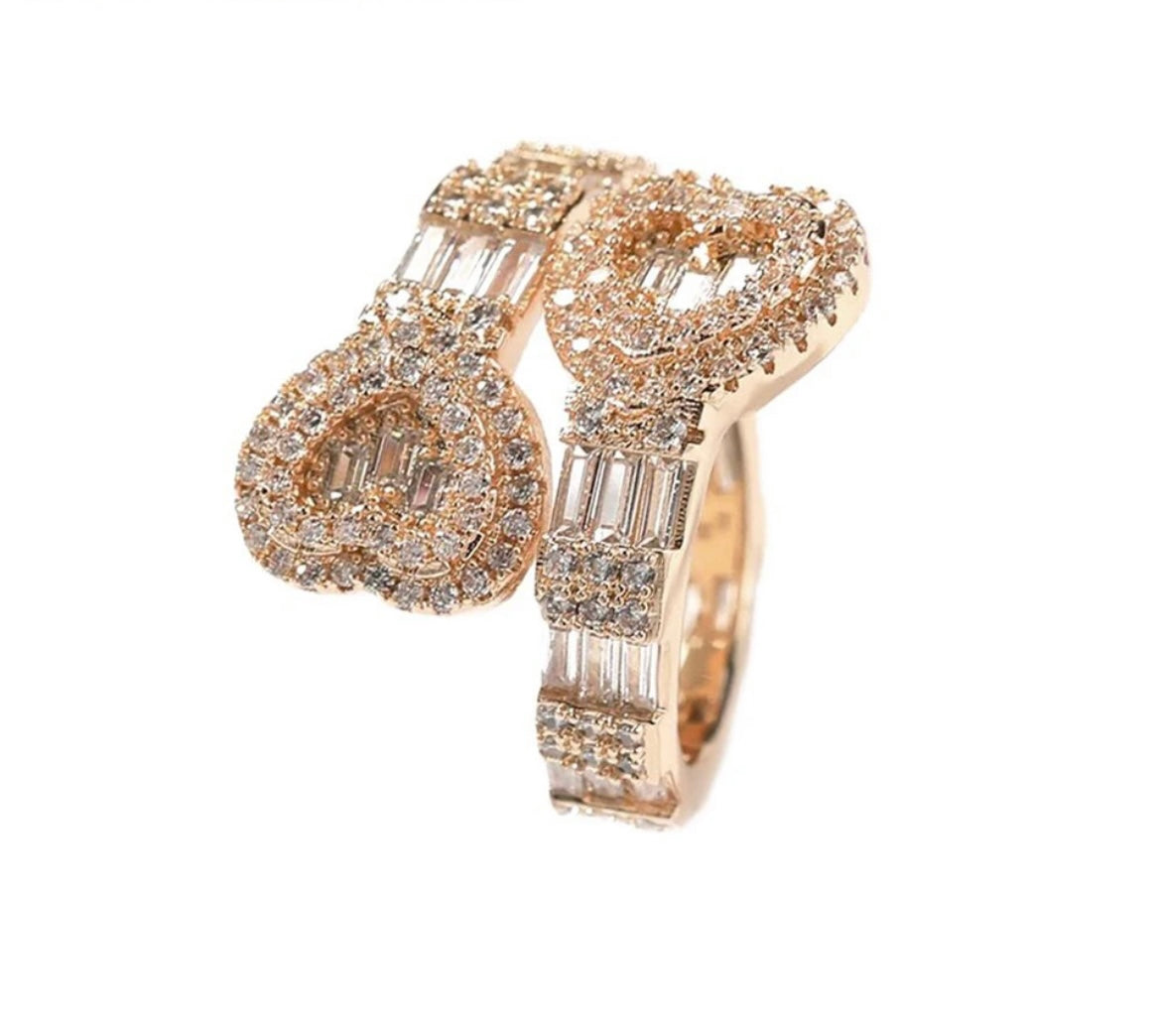 Baguette Wrap Around Ring