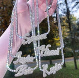 Bling Iced Out Name Charm